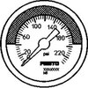Pressure gauge MA-40-232-R1/8-PSI-E-RG 526787